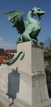 Pont des dragons à Ljubljana